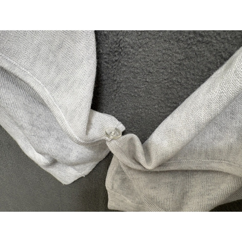 Lululemon Cardigan Open Front Asymmetrical Wool Silk Cashmere Blend Women's Sz 6 - Picture 5 of 16